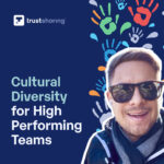 branded image of Victor Purolnik, the founder of Trustshoring. The image is also titled - Cultural Diversity for High Performing Teams